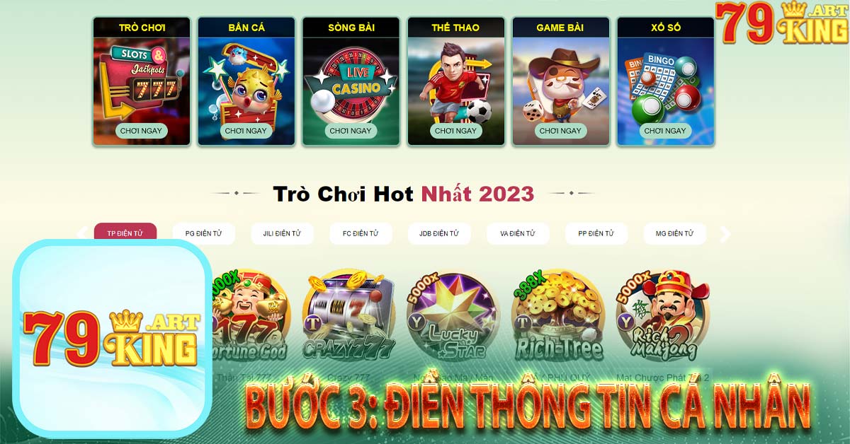 Bước 3: Điền Thông Tin Cá Nhân