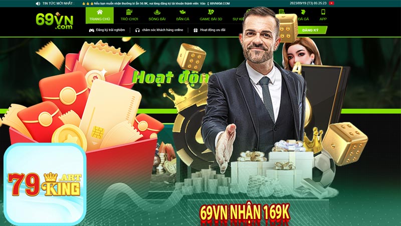 69vn nhận 169k